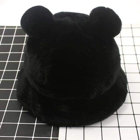 HAOYUN Babero multifunción Sombrero Mujer Invierno Lindo Suave niña imitación Rex Conejo Piel Bola Felpa Pescador Sombrero Coreano Padre-Hijo Lavabo Sombrero niña año Nuevo Modelo Adulto 58cm Negro HAOYUN Babero multifunción Sombrero Mujer Invierno Lindo Suave niña imitación Rex Conejo Piel Bola Felpa Pescador Sombrero Coreano Padre-Hijo Lavabo Sombrero niña año Nuevo Modelo Adulto 58cm Negro