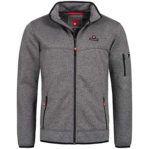 Höhenhorn Tacul - Chaqueta de forro polar para hombre Gris (1020). L Höhenhorn Tacul - Chaqueta de forro polar para hombre Gris (1020). L