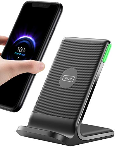 INIU Cargador Inalámbrico Rápido, 15W Qi Wireless Charger Estación Compatible con iPhone 12 11 Pro MAX XR XS X 8 Plus Samsung Galaxy S20 S10 S9 S8 Note10 9 AirPods Huawei Xiaomi etc INIU Cargador Inalámbrico Rápido, 15W Qi Wireless Charger Estación Compatible con iPhone 12 11 Pro MAX XR XS X 8 Plus Samsung Galaxy S20 S10 S9 S8 Note10 9 AirPods Huawei Xiaomi etc