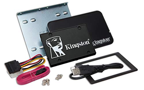 Kingston KC600 SSD SKC600B/2048G - Disco duro sólido interno 2.5" SATA Rev 3.0, 3D TLC, Cifrado XTS-AES de 256 bits, con Kit de actualización