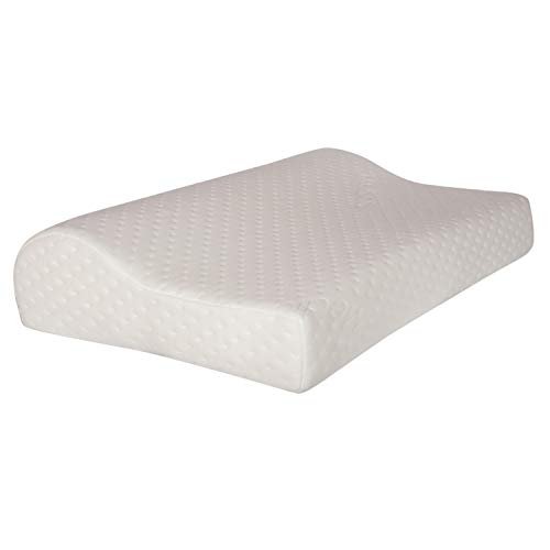 KOZZY HOME – Almohada de cama ergonómica con contorno de sueño profundo – mejor almohada de apoyo antironquidos y ortopédico – Funda de cojín lavable 55 x 35 x 11 cm