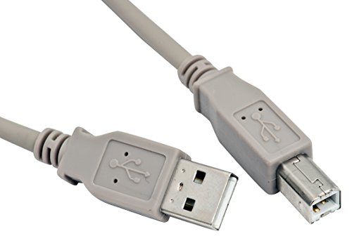 L-link LL-CAB-SB-1352 - Cable USB 2.0 para Impresora (5 MTS) Color Gris
