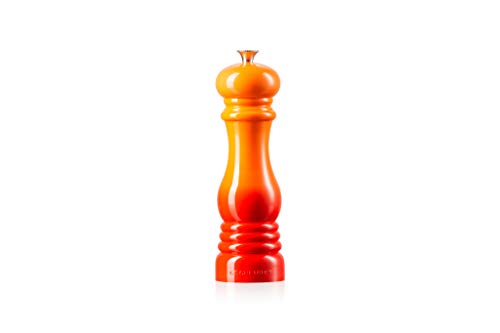 Le Creuset Molinillo de Sal,Plástico ABS, 6.2 x 6.2 x 20.8 cm, Mecanismo de Cerámica, Naranja Volcánico Le Creuset Molinillo de Sal,Plástico ABS, 6.2 x 6.2 x 20.8 cm, Mecanismo de Cerámica, Naranja Volcánico