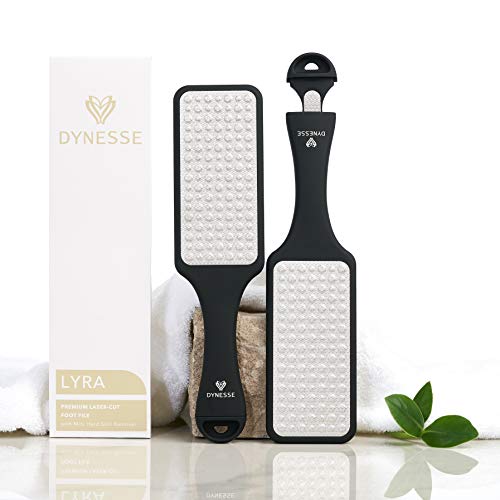 Lima de Pies Premium de Corte Láser con Mini Lima de Durezas de DYNESSE. Escofina Callos con Diseño Ergonómico. Limpiador Pies de Acero Inoxidable para Spa y Pedicura. Elimina las Pieles Muertas Lima de Pies Premium de Corte Láser con Mini Lima de Durezas de DYNESSE. Escofina Callos con Diseño Ergonómico. Limpiador Pies de Acero Inoxidable para Spa y Pedicura. Elimina las Pieles Muertas