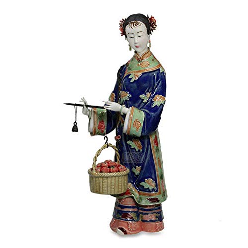 LOSAYM Escultura Figuritas Decorativas Estatuas Estatuas para La Decoración Figuras De Porcelana   Estatua Femenina China Antigua Imitación Escultura De Cerámica Coleccionables