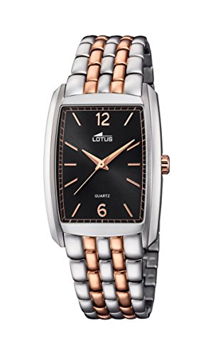 Lotus Reloj Unisex de Cuarzo con Negro Esfera analógica Pantalla y Pulsera de Acero Inoxidable Multicolor 18354/4 Lotus Reloj Unisex de Cuarzo con Negro Esfera analógica Pantalla y Pulsera de Acero Inoxidable Multicolor 18354/4