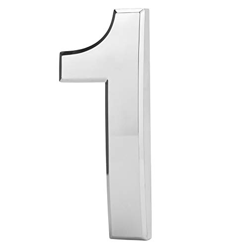 LUTER 12cm 3D Buzón Número 0-9, Impermeable Autoadhesivo Puerta de la Casa Número de Dirección 0-9 Pegatina para Señales de Buzón, Residencia, Oficina (1)