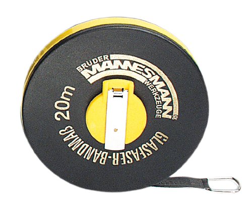 Mannesmann - M 807-20 - Cinta métrica de 20 m de fibra de vidrio