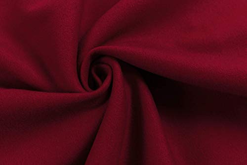 Mantel de tela de juego se vende por medio metro – Altura 150 cm (rojo)
