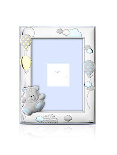 Marco para regalo color Azul y Rosa con OSO y detalles infantiles. Marco para regalo color Azul y Rosa con OSO y detalles infantiles.