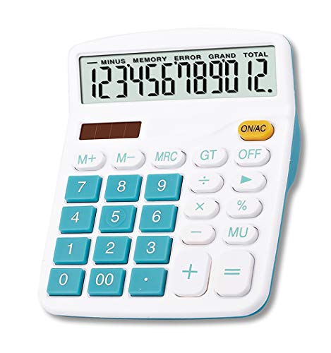 Mengshen Calculadora Grande, 12 dígitos Pantalla LCD Batería Solar Energía Dual Calculadora financiera dedicada Grande Calculadora Comercial de Escritorio de función estándar Mengshen Calculadora Grande, 12 dígitos Pantalla LCD Batería Solar Energía Dual Calculadora financiera dedicada Grande Calculadora Comercial de Escritorio de función estándar