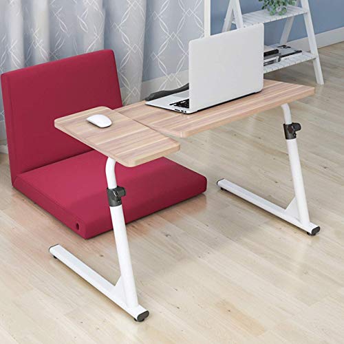 Mesa De Sobremesa De Altura Ajustable, Escritorio Para Computadora Portátil Para Sofá / Cama, Escritorio Para Computadora Móvil, Estación De Trabajo, Mesa Auxiliar, Mesita De Noch(Color:Roble Antiguo)