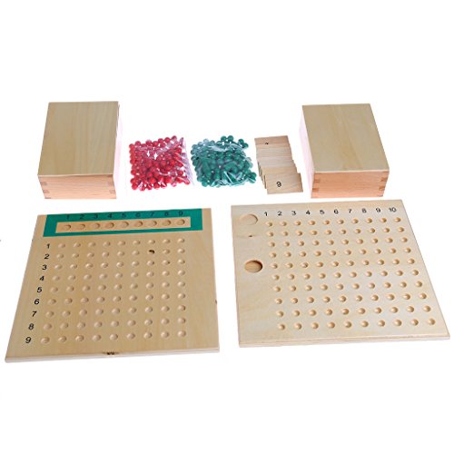 MiSha Tablero de multiplicación y división, Montessori matematicas Juguete de Madera Montessori Montessori Juguetes educativos MiSha Tablero de multiplicación y división, Montessori matematicas Juguete de Madera Montessori Montessori Juguetes educativos