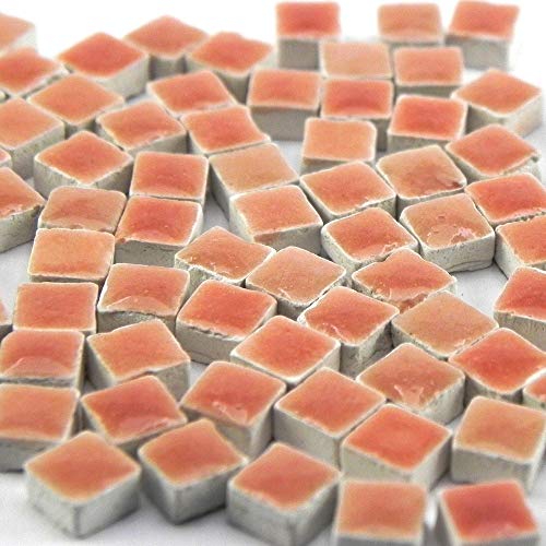 Mosaik Minis (5 x 5 x 3 mm), 500 unidades, color naranja salmón