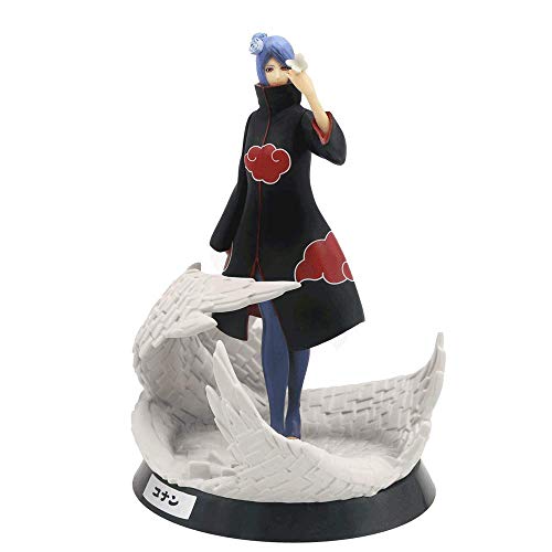 NAMFSR Naruto Xiaonan Standing Pose Akatsuki 10,24 Pulgadas Colección Hecha a Mano Adornos Muñecas Paisaje Decoraciones de Escritorio Modelos de Personajes de Anime