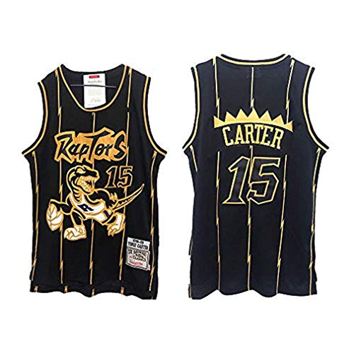 NBA Toronto Raptors 15# Vince Carter Vintage All-Star Jersey, Camiseta de Hombre y Unisex Shorts de Baloncesto Jersey (Talla: S, M, L, XL, XXL) (C,XL)