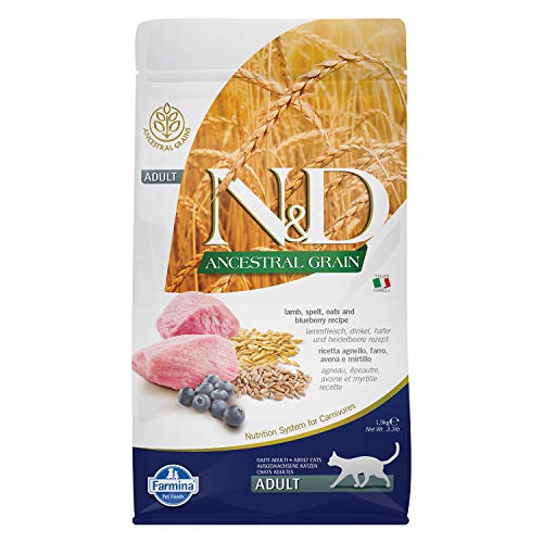N&D LOW GRAIN N&D Low Grain con Cordero y arándano seco Gato 1,5 kg