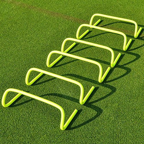 Net World Sports Forza Agilidad Vallas | Pack de 6 Vallas de Entrenamiento | Tres Alturas Diferentes Disponibles (12") Net World Sports Forza Agilidad Vallas | Pack de 6 Vallas de Entrenamiento | Tres Alturas Diferentes Disponibles (12")