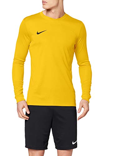 Nike LS Park Vi Jsy - Camiseta para hombre, color dorado / negro (university gold / black), talla M