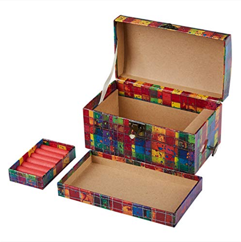 Noctiflorous Cajas Y Organizadores De Joyas Joyas Hechas A Mano para Coleccionar Tesoros En Papel Caja De Música Regalo Caja De Regalo Caja Octal Infantil Artesanal.