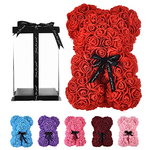 Oso Rosa Oso De Rosas Peluche Rosa Para Mamá mujeres su Adolescente niñas Oso Rosa De Aniversario Madre Oso Rosas Oso De Peluche Hecho A Mano oso Rosa De San Valentín oso De rosa , con Caja (rojo) Oso Rosa Oso De Rosas Peluche Rosa Para Mamá mujeres su Adolescente niñas Oso Rosa De Aniversario Madre Oso Rosas Oso De Peluche Hecho A Mano oso Rosa De San Valentín oso De rosa , con Caja (rojo)