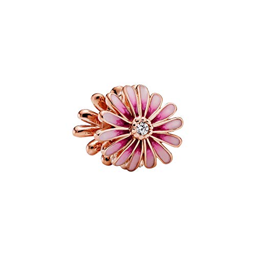 Pandora Colgante de margarita rosa, oro rosa, 1,1 cm, 788775C01