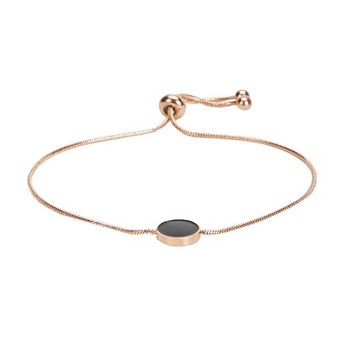 Parfois - Pulsera Ajustable De Acero Acabado Oro Rosa - Mujeres - Tallas Única - Dorado Parfois - Pulsera Ajustable De Acero Acabado Oro Rosa - Mujeres - Tallas Única - Dorado