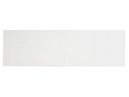 PEJECAR Cabecero de Cama de Madera Creta Color Blanco para Pared. Cabecero de Tablero a Cuadros. Estilo Vintage (para Cama de 90 y 105 (115 x 45 cms), Blanco)