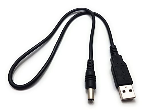 ragai USB a 5,5 mm x 2,1 mm 5 V DC Barril Jack para alimentación de cable de carga (disponible en 0,50 M & 1 m) ragai USB a 5,5 mm x 2,1 mm 5 V DC Barril Jack para alimentación de cable de carga (disponible en 0,50 M & 1 m)