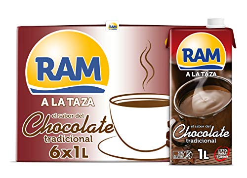 RAM Chocolate Líquido a la Taza - 6 x 1 L - Total: 6 L