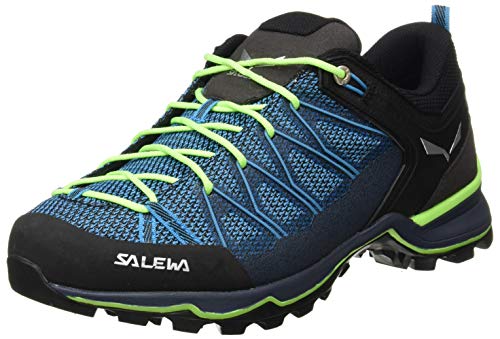 Salewa MS Mountain Trainer Lite, Trekking-& Wanderstiefel Hombre, Azul (Malta/Fluo Green 8744), 44.5 EU
