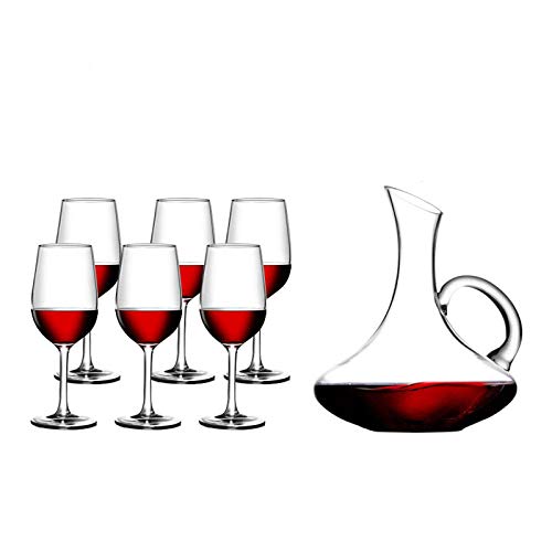 Sencillez con Vino De Vino Rojo Decantador De Vino 1500 Ml con Mango Cristal Vino Carafe Decantador Línea De Plomo Juego De Vinos 21x25cm CHENGYI (Color : C) Sencillez con Vino De Vino Rojo Decantador De Vino 1500 Ml con Mango Cristal Vino Carafe Decantador Línea De Plomo Juego De Vinos 21x25cm CHENGYI (Color : C)
