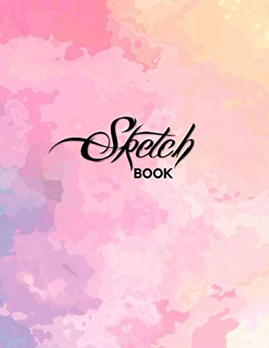 Sketch Book: Large Notebook for Drawing, Doodling or Sketching: 109 Pages, 8.5" x 11". Marble Background Cover Sketchbook Blank Paper Drawing and Write Journal