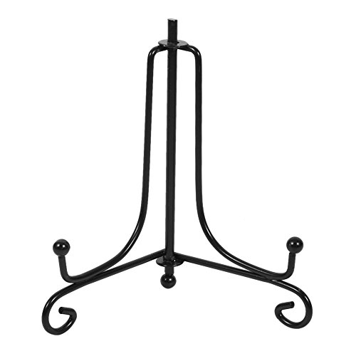 Soporte de pantalla de hierro, Hierro Pantalla Soporte Caballete para Libros de Cocina Foto Marco Bowl Placa Platos Decorativos (4 pulgadas) Soporte de pantalla de hierro, Hierro Pantalla Soporte Caballete para Libros de Cocina Foto Marco Bowl Placa Platos Decorativos (4 pulgadas)
