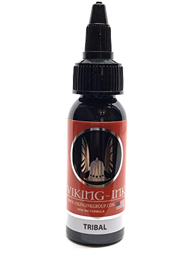 Tinta para tatuaje - BLACK TRIBAL 1oz (30ml) - VIKING INK USA - Los mejores colores y negros en tintas para tatuaje del mercado - VEGANAS Tinta para tatuaje - BLACK TRIBAL 1oz (30ml) - VIKING INK USA - Los mejores colores y negros en tintas para tatuaje del mercado - VEGANAS