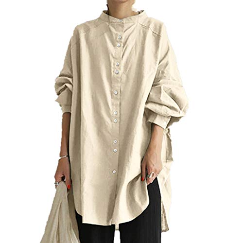 Top Ladies Blusa de manga completa con botones para mujer Top Ladies Blusa de manga completa con botones para mujer