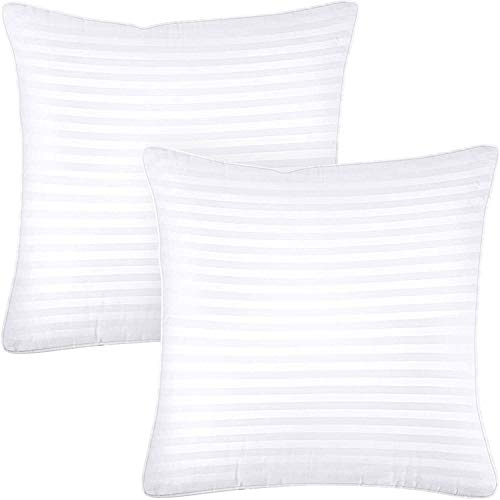 Utopia Bedding Premium Pillow (2-Pack) - Almohadas de Cama de Felpa Almohadas de Mezcla de algodón para Dormir (Blanco, 80 x 80 cm)