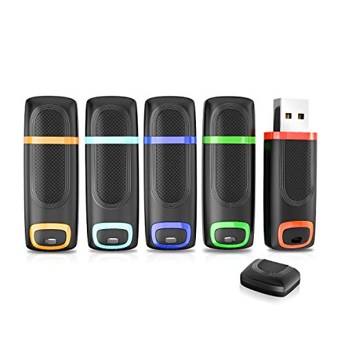 Vansuny - Memoria USB 3.0 64 GB, 5 Unidades, Alta Velocidad, Pendrive USB 64GB con indicador LED y Tapa para PC, Desktop, Portátil, Consolas de Juegos