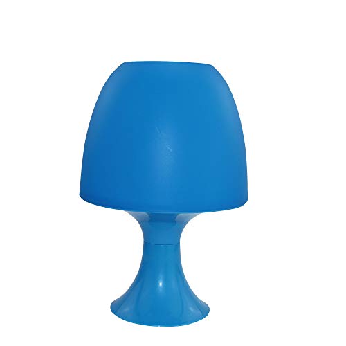 Velamp Mesa. Lámpara de Noche. Ideal para Lectura, Dormitorio, Muebles Toma E14, Azul, Turquesa Velamp Mesa. Lámpara de Noche. Ideal para Lectura, Dormitorio, Muebles Toma E14, Azul, Turquesa