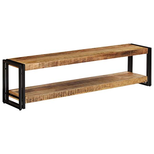 vidaXL Madera Mango Maciza Mueble para TV 150x30x40 cm Centro Multimedia Salón vidaXL Madera Mango Maciza Mueble para TV 150x30x40 cm Centro Multimedia Salón