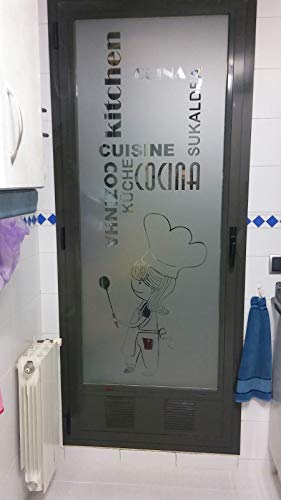 Vinilo Personalizado para Cristales Modelo cocinera -Kitchen 18N - Medida 60 x 195 m Vinilo Personalizado para Cristales Modelo cocinera -Kitchen 18N - Medida 60 x 195 m