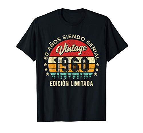 Vintage 1960 60 años siendo genial regalo de 60 cumpleaños Camiseta