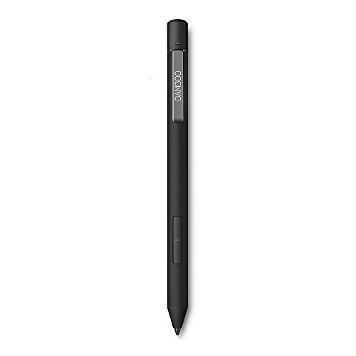 Wacom Bamboo Ink Plus - Lápiz Digital Activo, esbozar y anotar con precisión en Dispositivos Aptos para lápices con Windows 10, Compatible con Windows Ink, Color Negro