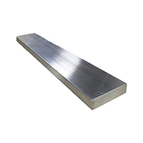 Wanggang Barra Plana de Aluminio T6061T6511 de 4 Piezas, Placa de Uso General 6061, Longitud de 600 mm, Material de Molino T6511, extruido, Ancho: 10 mm,Thickness: 10mm