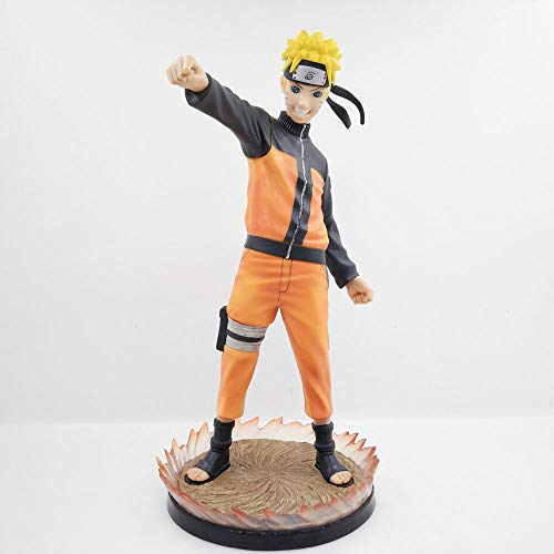 ZDYHBFE Naruto Anime Naruto Uzumaki Edición Limitada Cumplimiento de Cara Material de PVC Muñeca Estatua Muñeca Muñeca Esculpería Decoración de Juguetes Modelo Altura 26 cm