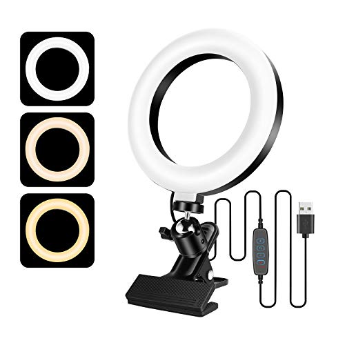 16,3 cm pequeña luz Tik Tok LED Ring Light para Youtube Maquillaje Lámpara Anular Ajustable con 3 Modalidades de Iluminación y 10 Niveles de Brillo 16,3 cm pequeña luz Tik Tok LED Ring Light para Youtube Maquillaje Lámpara Anular Ajustable con 3 Modalidades de Iluminación y 10 Niveles de Brillo