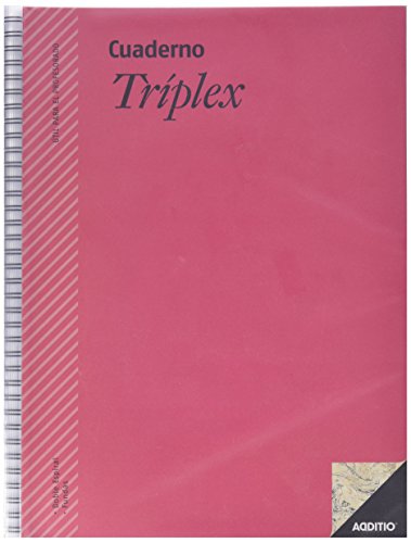 Additio P192 Cuaderno Tríplex, Colores Surtidos