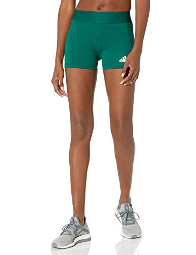 adidas Alphaskin - Medias de Voleibol para Mujer, 10,2 cm, 12,7 cm, Medias para Mujer, Medias de Voleibol Alphaskin de 4 Pulgadas, Talla X-Small