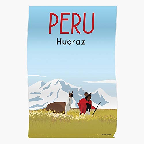Alpacas Wall Peru Alpaca Advertising Vintage Printe Travel Home Decor Wall Art Print Poster !