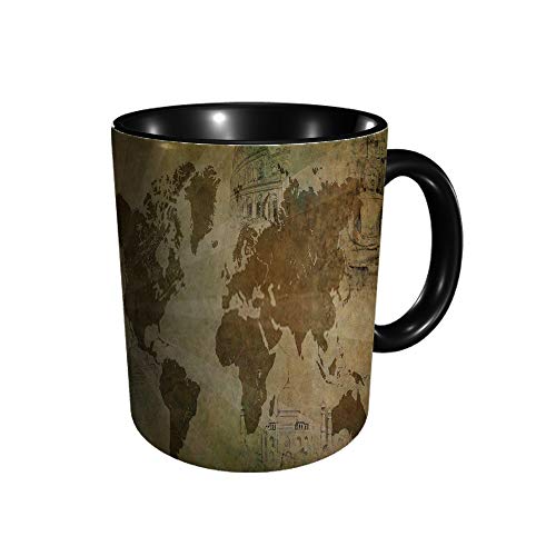 Ancient World Travel Map A Coffee Ceramic Mug for Breakfast Mothering Sunday/Birthday Presents for Mum/Ceramic 11 oz Ancient World Travel Map A Coffee Ceramic Mug for Breakfast Mothering Sunday/Birthday Presents for Mum/Ceramic 11 oz